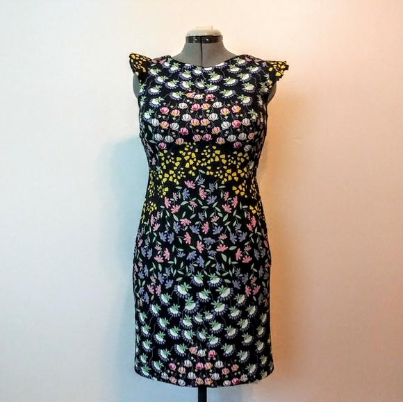 Nanette Lepore Dresses & Skirts - Nanette Lepore Tie-Back Floral Print Dress